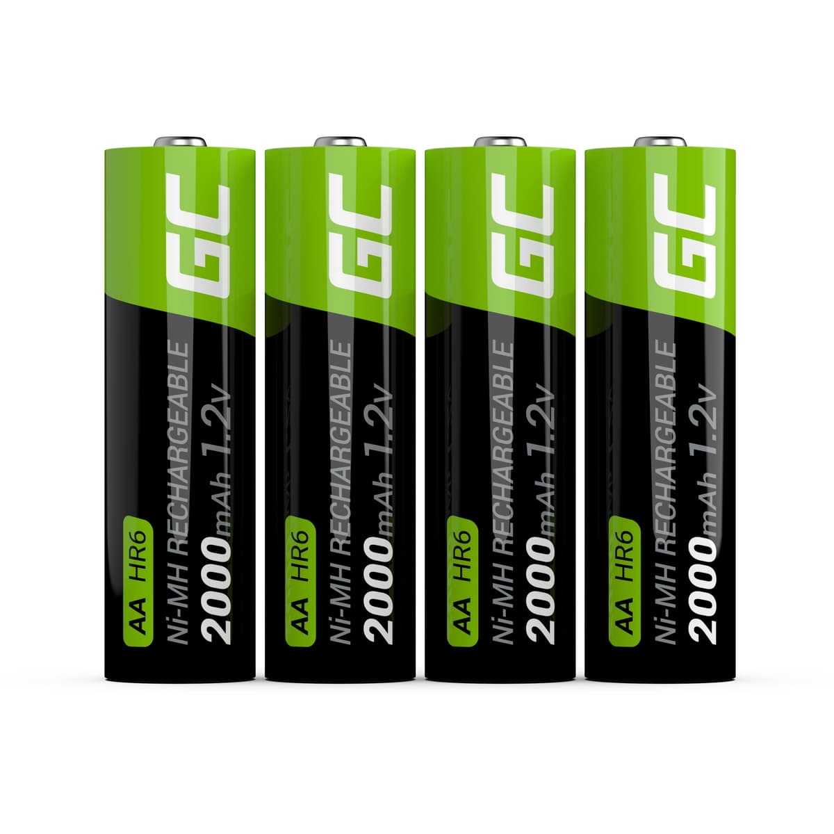 4x batterijen AA HR6 2000mAh