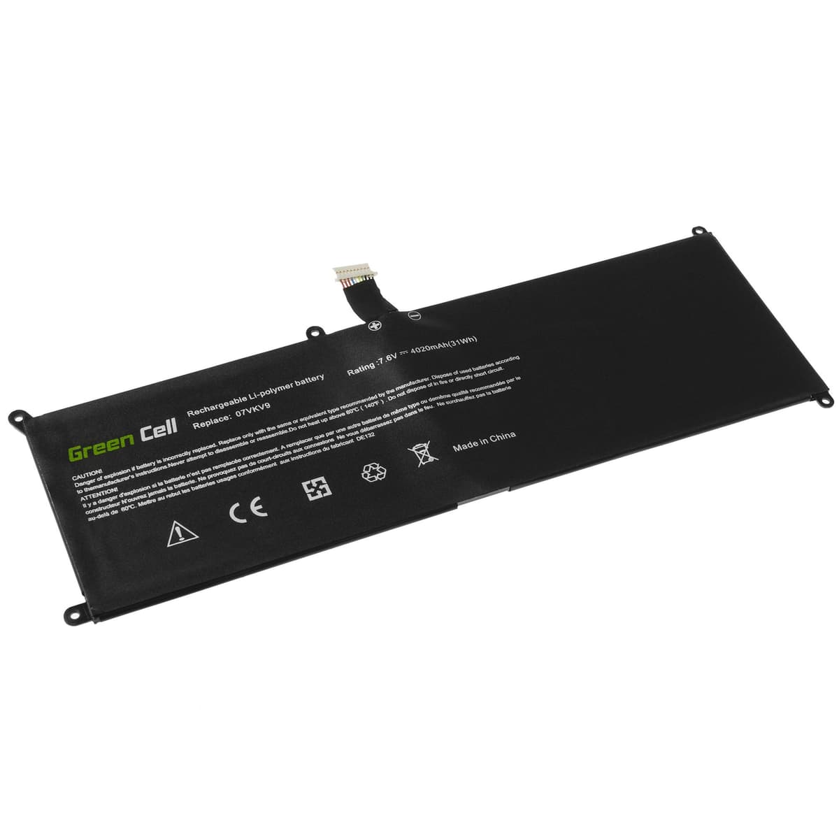 Batterij 7VKV9 voor Dell XPS 12 9250, Dell Latitude 12 7275