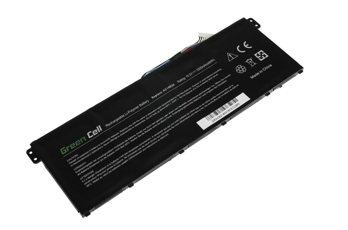 Batterij voor Acer Aspire 5 A515 A517 E15 ES1-512 ES1-533 / 15,2V 3200mAh