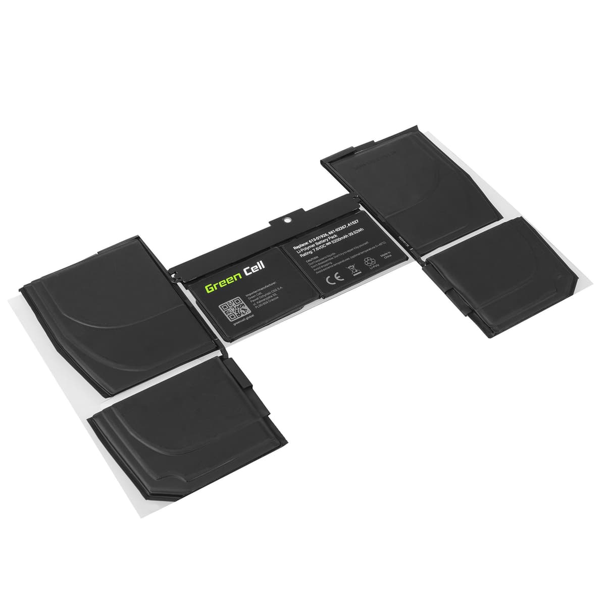 Batterij voor Apple MacBook 12 A1534 (Early 2015, Early 2016, Mid 2017) / 7,6V 5200mAh