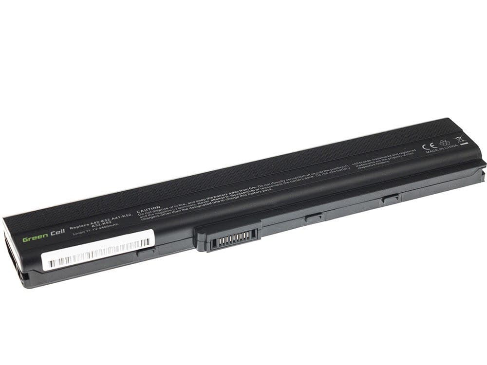 Batterij voor Asus A32-K52 K52 X52 A52 / 11,1V 4400mAh