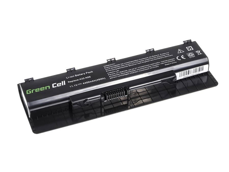 Batterij voor Asus A32-N56 N46 N46V N56 N76 / 11,1V 4400mAh