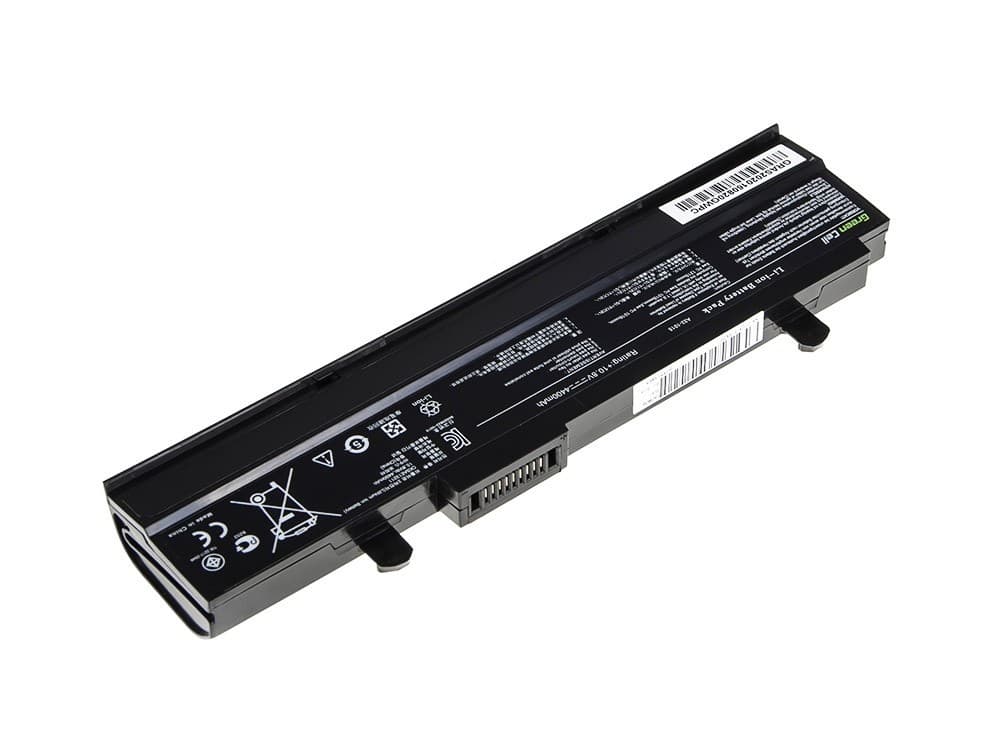 Batterij voor Asus Eee-PC 1015 1215 1215N 1215B (zwart) / 11,1V 4400mAh
