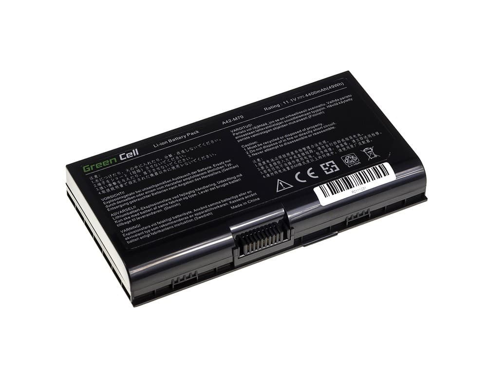 Batterij voor Asus G71 G72 F70 M70 X71 / 11,1V 4400mAh