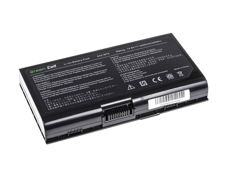 Batterij voor Asus G71 G72 F70 M70 X71 / 14,4V 4400mAh