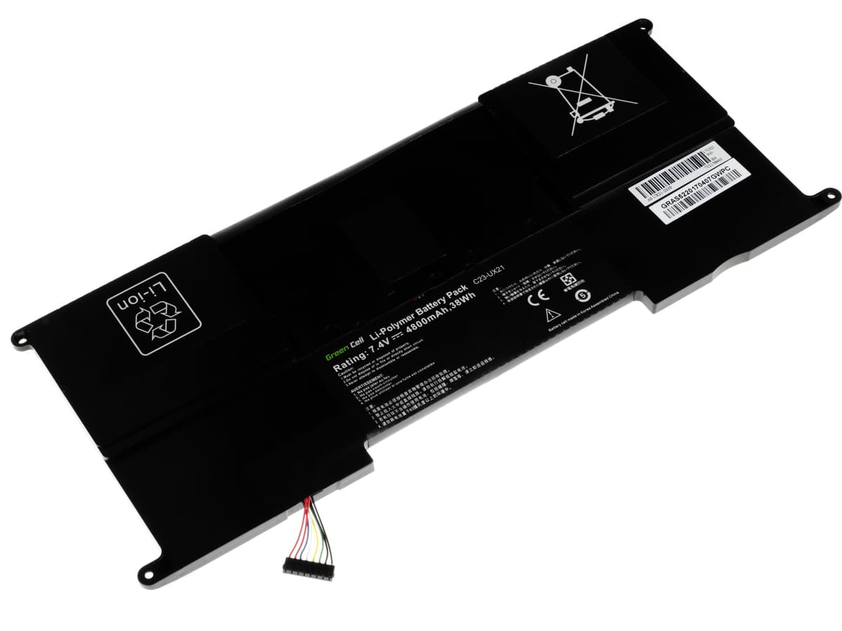 Batterij voor Asus ZenBook UX21 UX21A UX21E / 7,4V 4800mAh