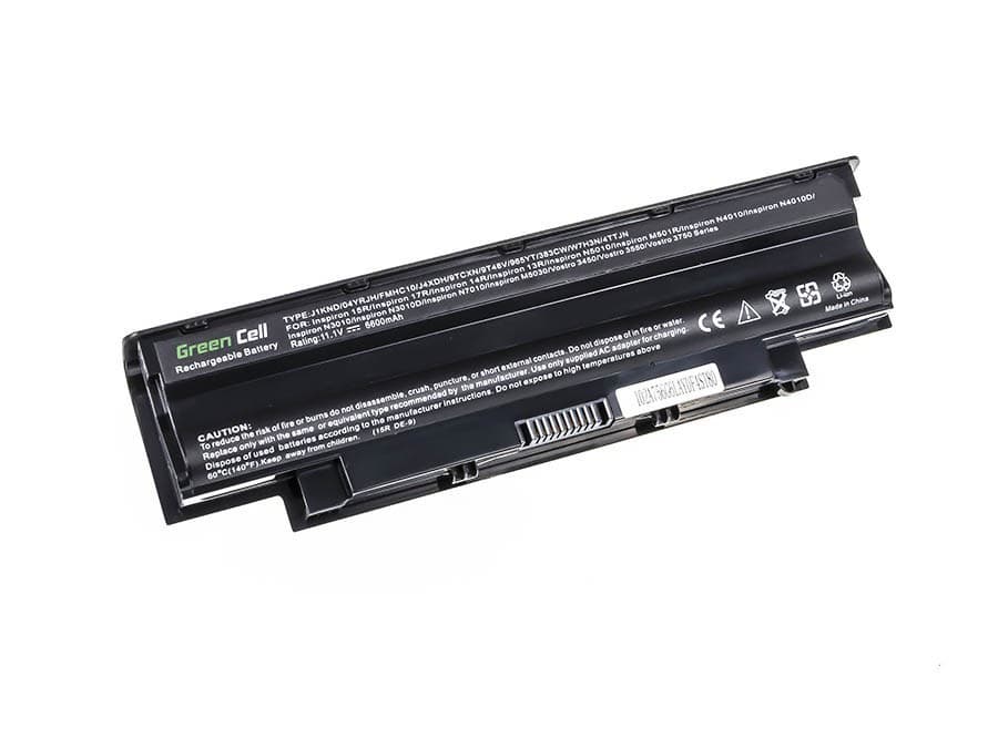 Batterij voor Dell Inspiron N3010 N4010 N5010 13R 14R 15R J1 / 11,1V 6600mAh