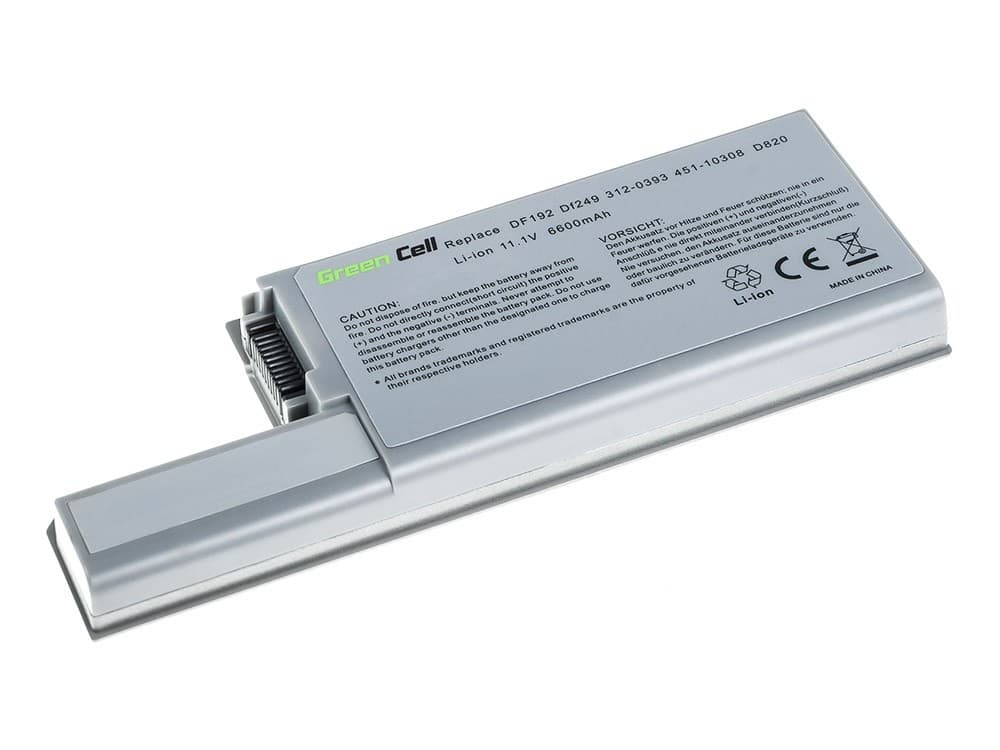 Batterij voor Dell Latitude D531 D531N D820 D830 PP04X / 11,1V 6600mAh