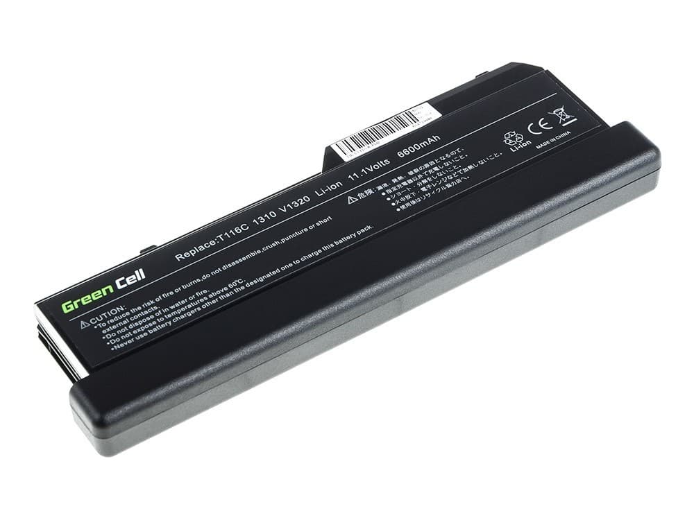 Batterij voor Dell Vostro 1310 1320 1510 1511 1520 2510 / 11,1V 6600mAh