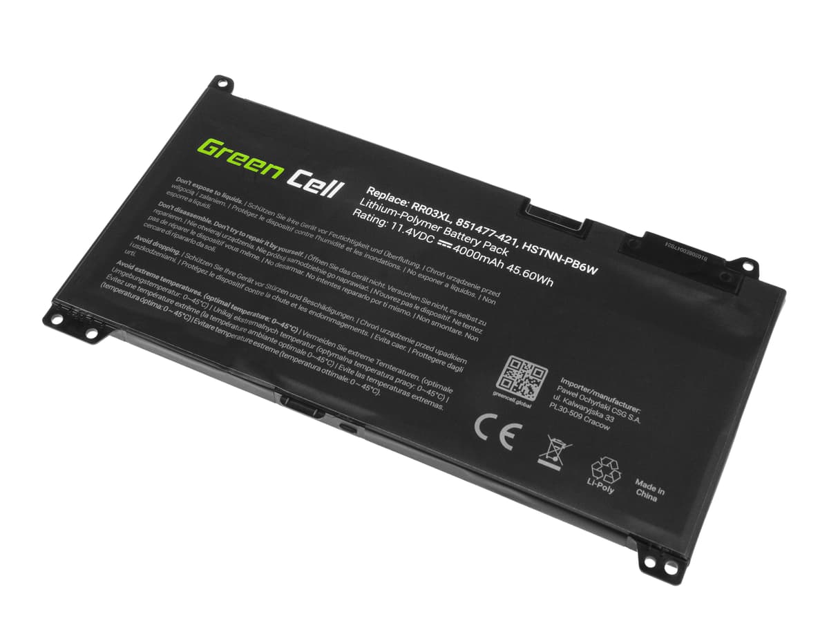 Batterij voor HP ProBook 430 440 450 455 470 G4 G5 / 11,4V 4000mAh