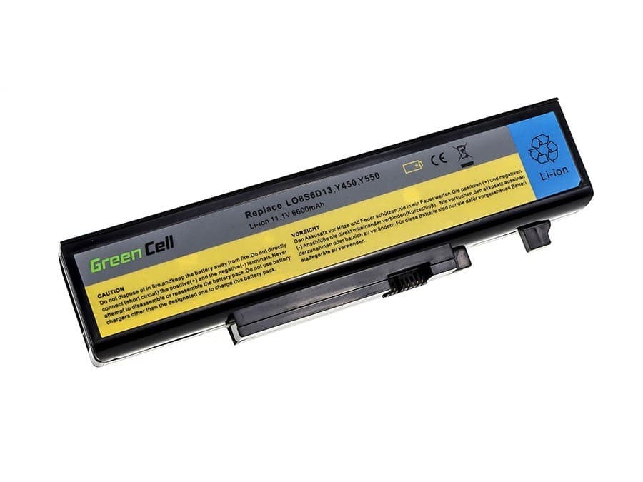 Batterij voor Lenovo IdeaPad Y450 Y450A Y450G Y550 Y550A Y550P / 11,1V 6600mAh