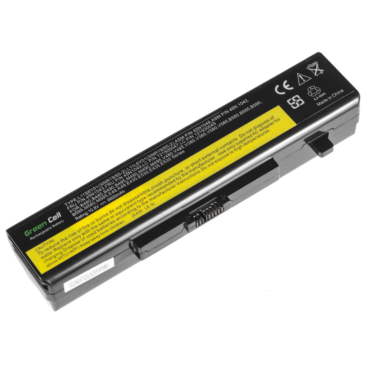 Batterij voor Lenovo ThinkPad Edge E430 E440 E530 / 11,1V 6600mAh - afbeelding 1