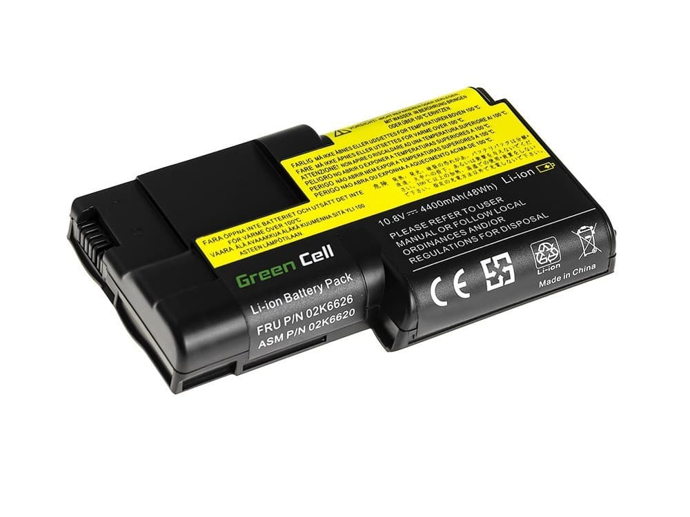 Batterij voor Lenovo ThinkPad T20 T21 T22 T23 / 11,1V 4400mAh