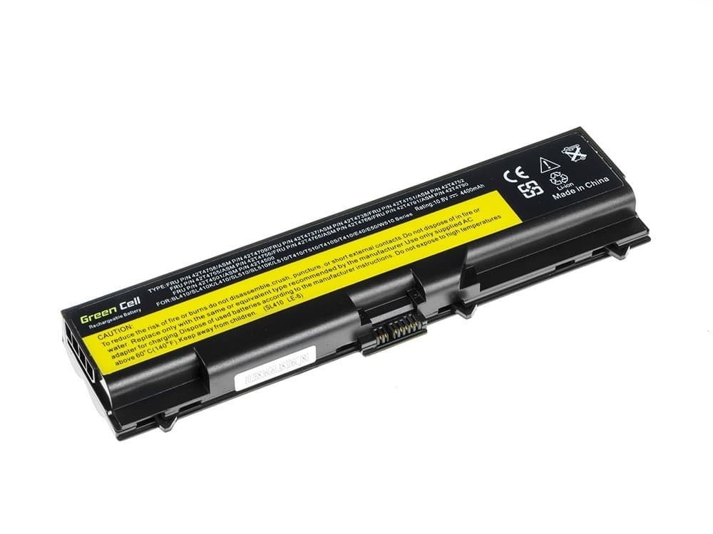 Batterij voor Lenovo ThinkPad T410 T420 T510 T520 W510 / 11,1V 4400mAh