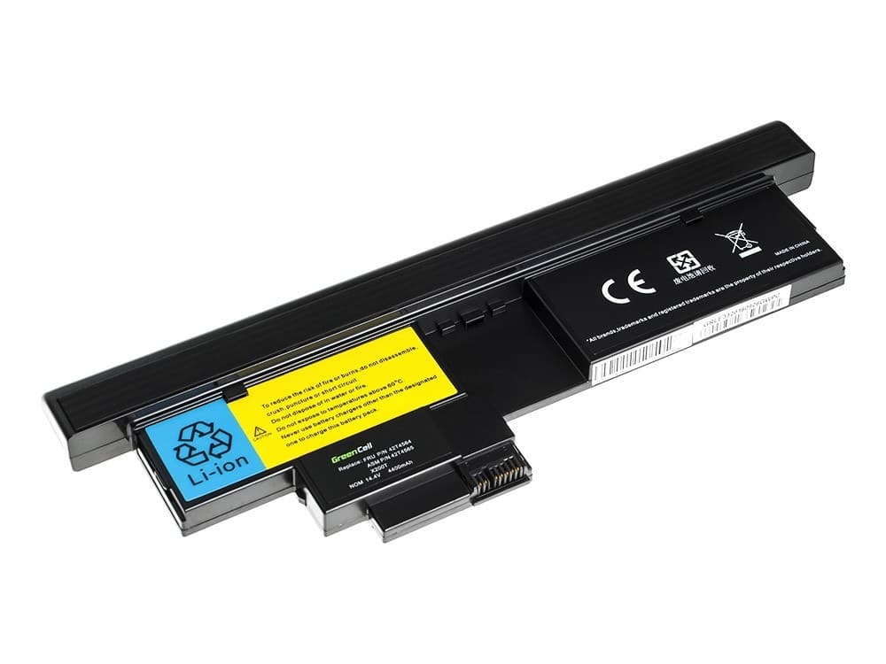 Batterij voor Lenovo ThinkPad Tablet X200 X201 / 14,4V 4400mAh