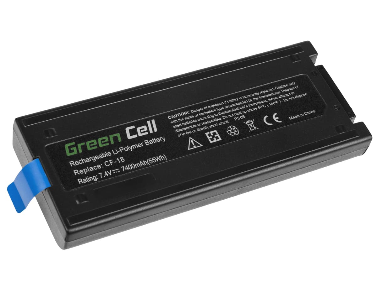 Batterij voor Panasonic Toughbook CF-18 CF-VZSU30B / 7,4V 7400mAh