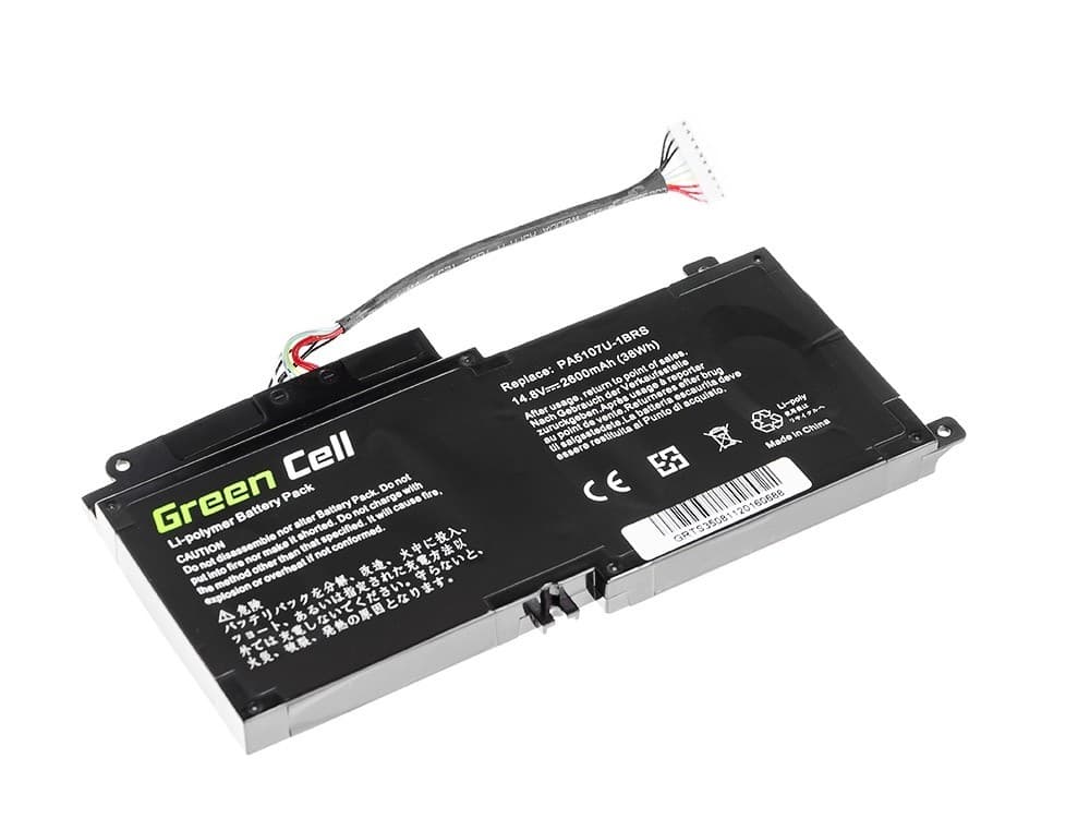 Batterij voor Toshiba Satellite L50-A L50-A-19N L50-A-1EK L50-A-1F8 L50D-A P50-A S50-A / 14,4V 2600mAh