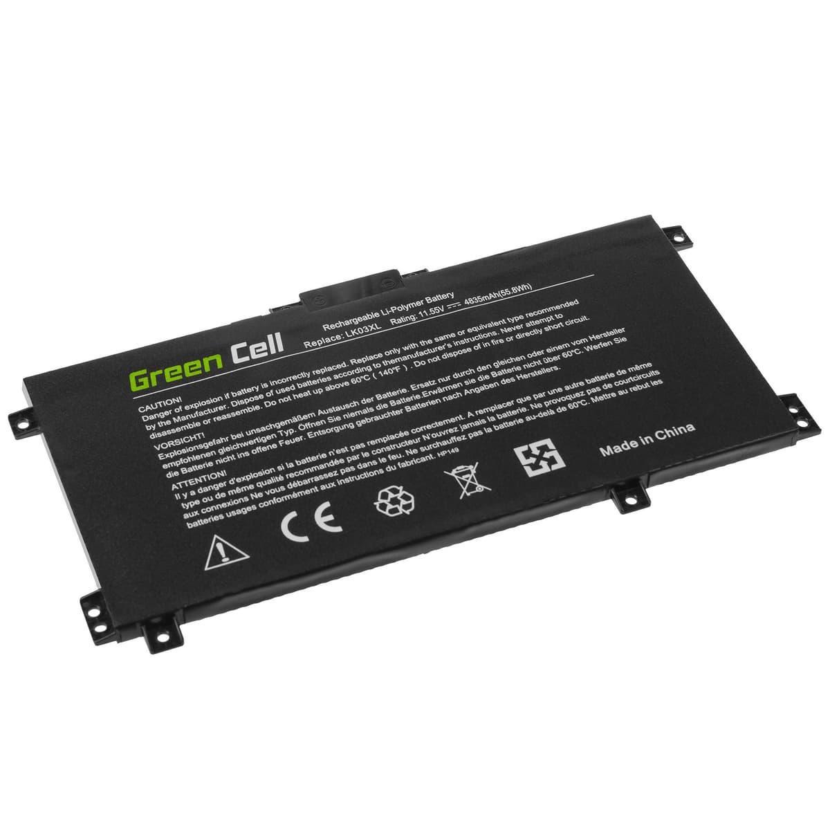 Batterij LK03XL voor HP Envy x360 15-BP 15-BP000NW 15-BP001NW 15-BP002NW 15-BP100NW 15-BP101NW 15-CN 17-AE 17-BW