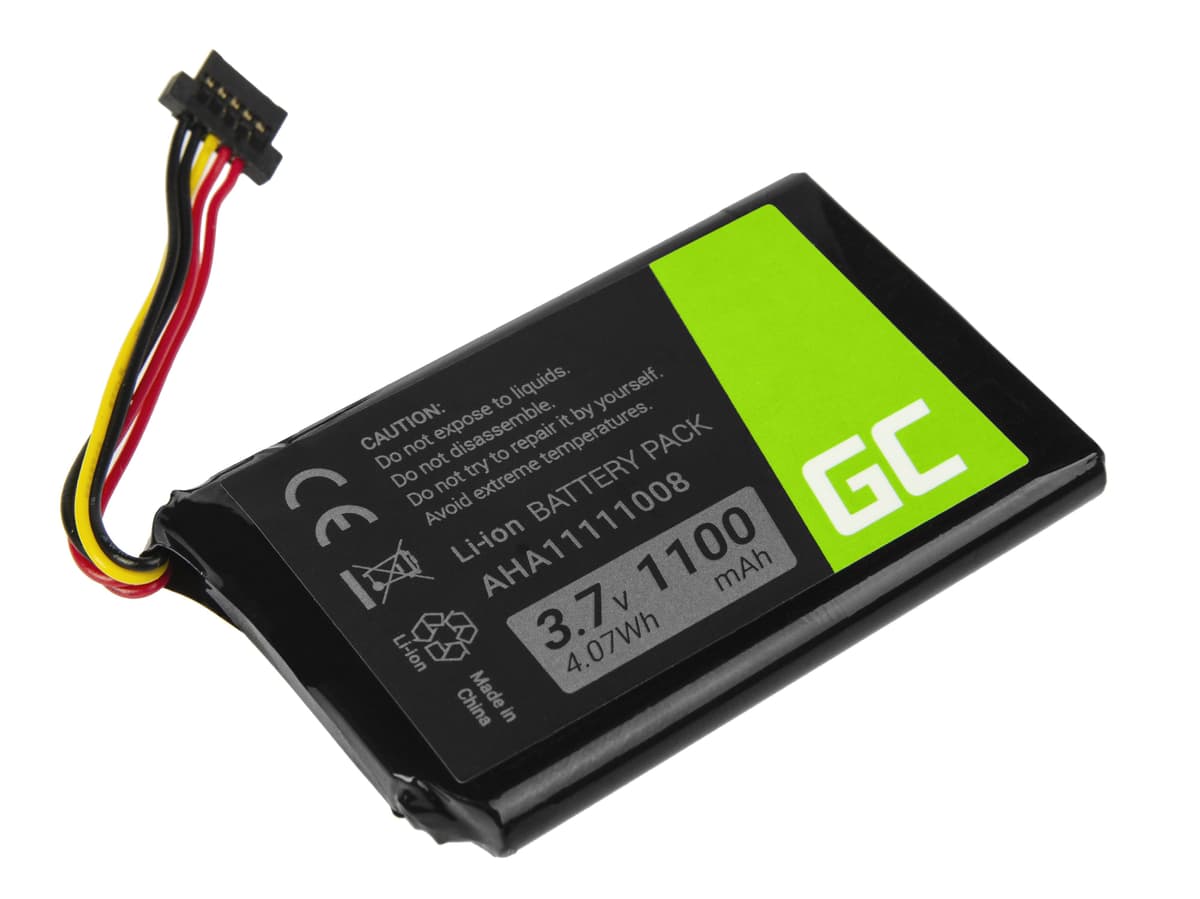 Batterij AHA11111008 voor GPS TomTom Go 540 5000 5100 5250 Pro 6000 6200 Truck 5250 Trucker 5000, 1100mAh