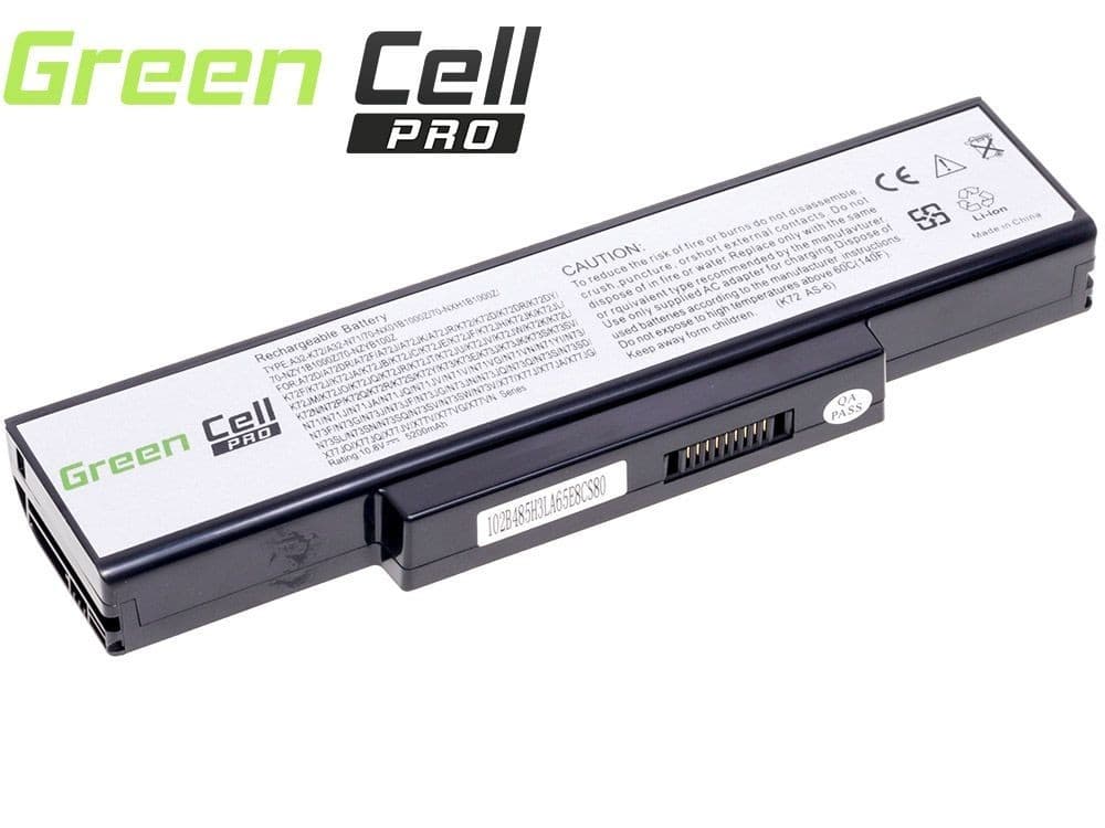PRO Batterij voor Asus A32-K72 K72 K73 N71 N73 / 11,1V 5200mAh