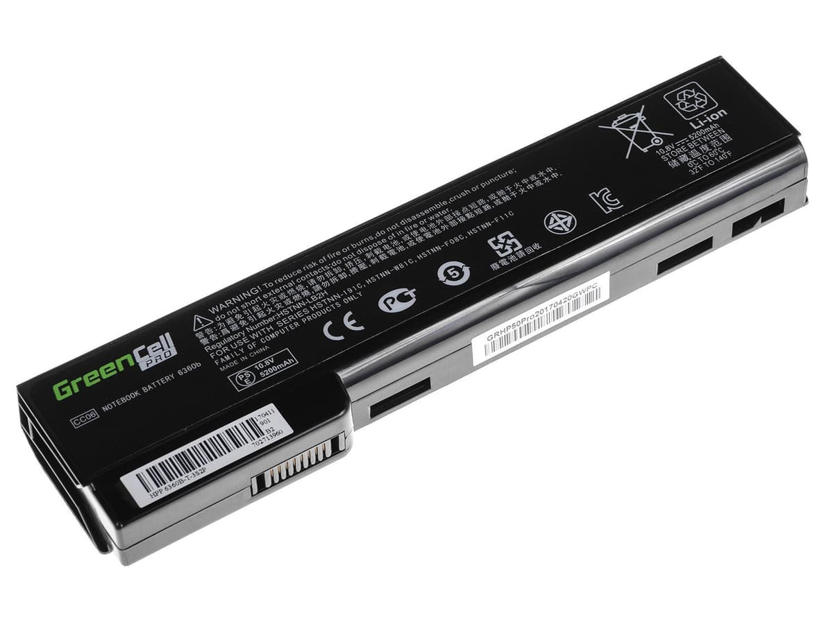 PRO Batterij voor HP EliteBook 8460p ProBook 6360b 6460b / 11,1V 5200mAh