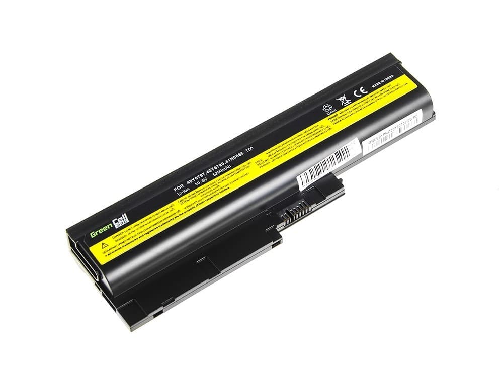 PRO Batterij voor Lenovo ThinkPad T60 T61 R60 R61 / 11,1V 5200mAh - afbeelding 1