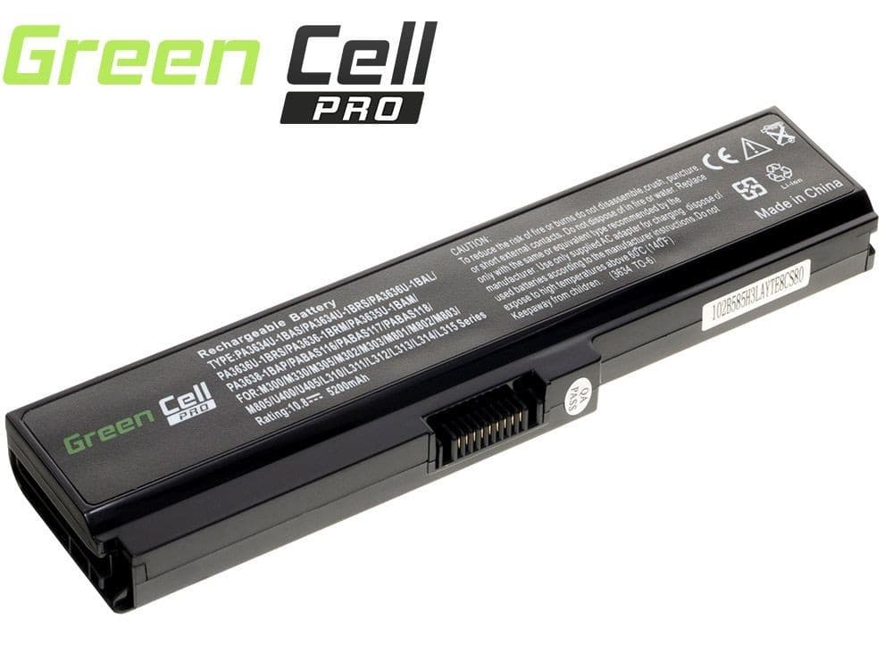 PRO Batterij voor Toshiba Satellite C650 C650D C660 C660D L650D L655 L750 PA3817U-1BRS / 11,1V 5200mAh