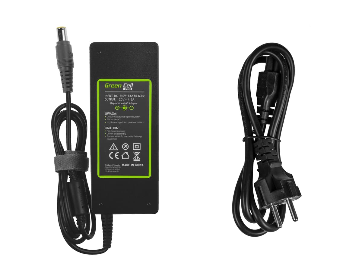 PRO Oplader AC Adapter voor Lenovo ThinkPad T410 T420 T510 T520 T530 T60 T61 R60 R61 W510 W520 X201 20V 4.5A 90W