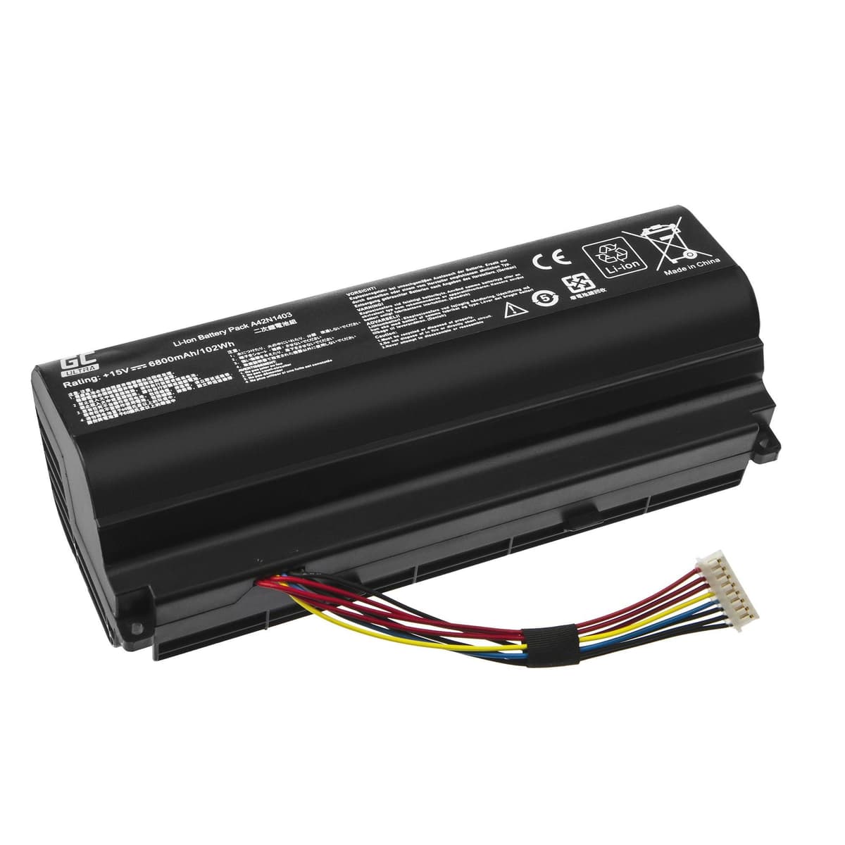ULTRA Batterij A42N1403 voor Asus ROG G751 G751J G751JL G751JM G751JT G751JY / 15V 6800mAh