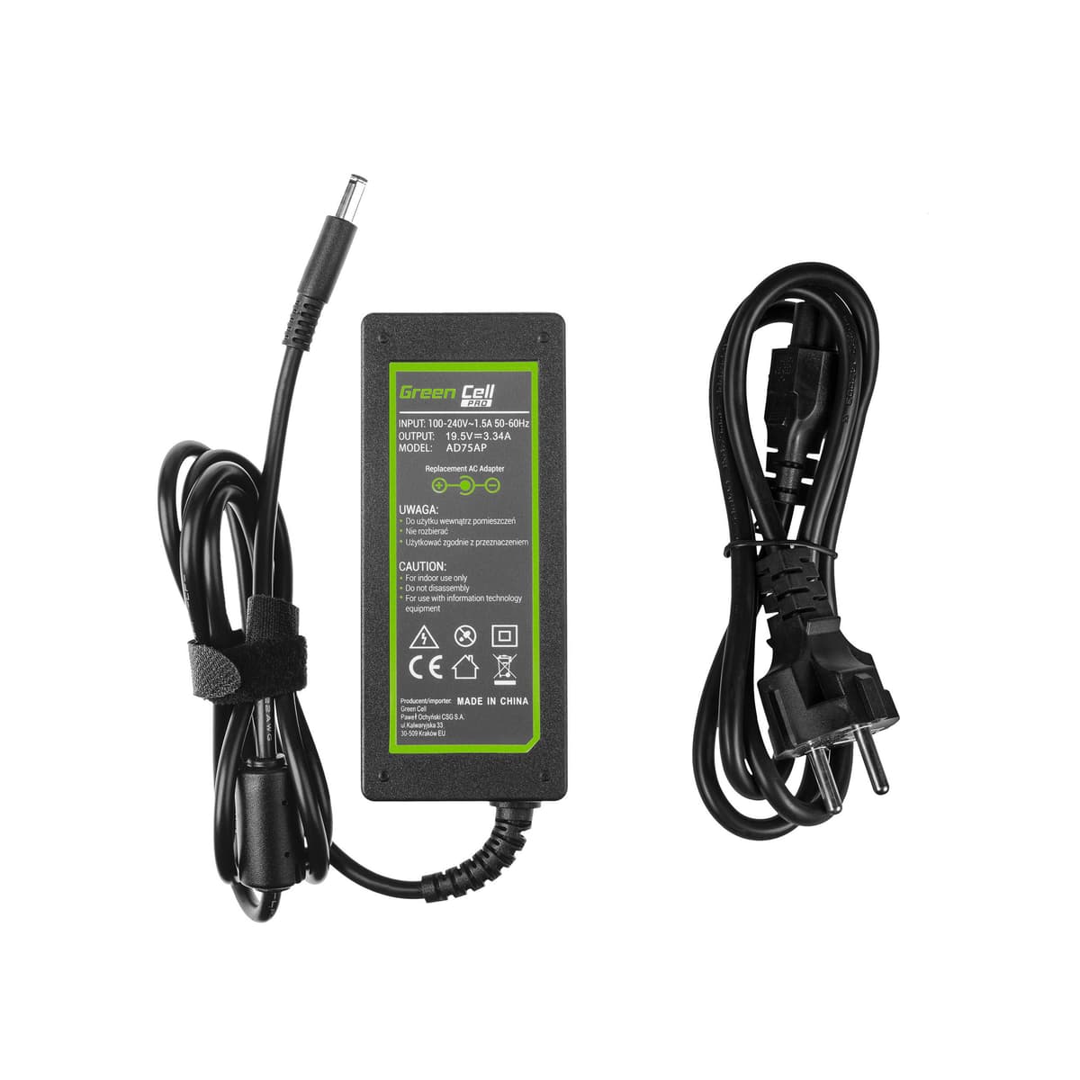 AC adapter PRO 19.5V 3.34A 65W voor Dell Inspiron 15 3543 3558 3559 5552 5558 5559 5568 17 5758 5759
