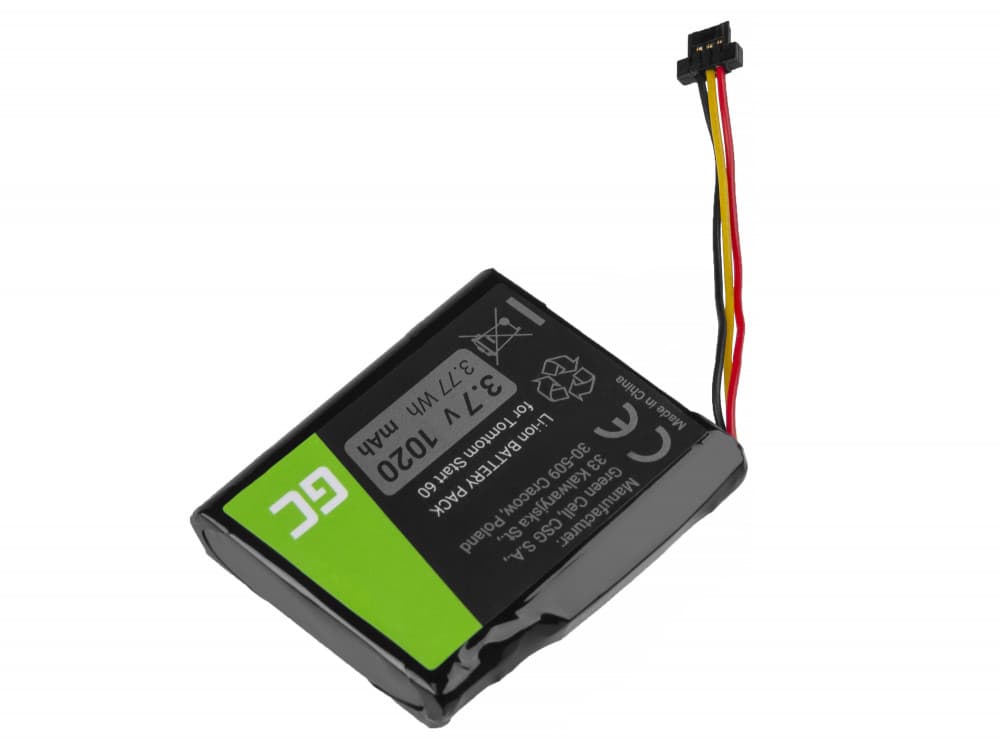 AHA11111003 CS-TMS60SL batterij voor TomTom Start 60, Via 1605, TomTom 4EN62, Li-Ion 1200mAh 3.7V