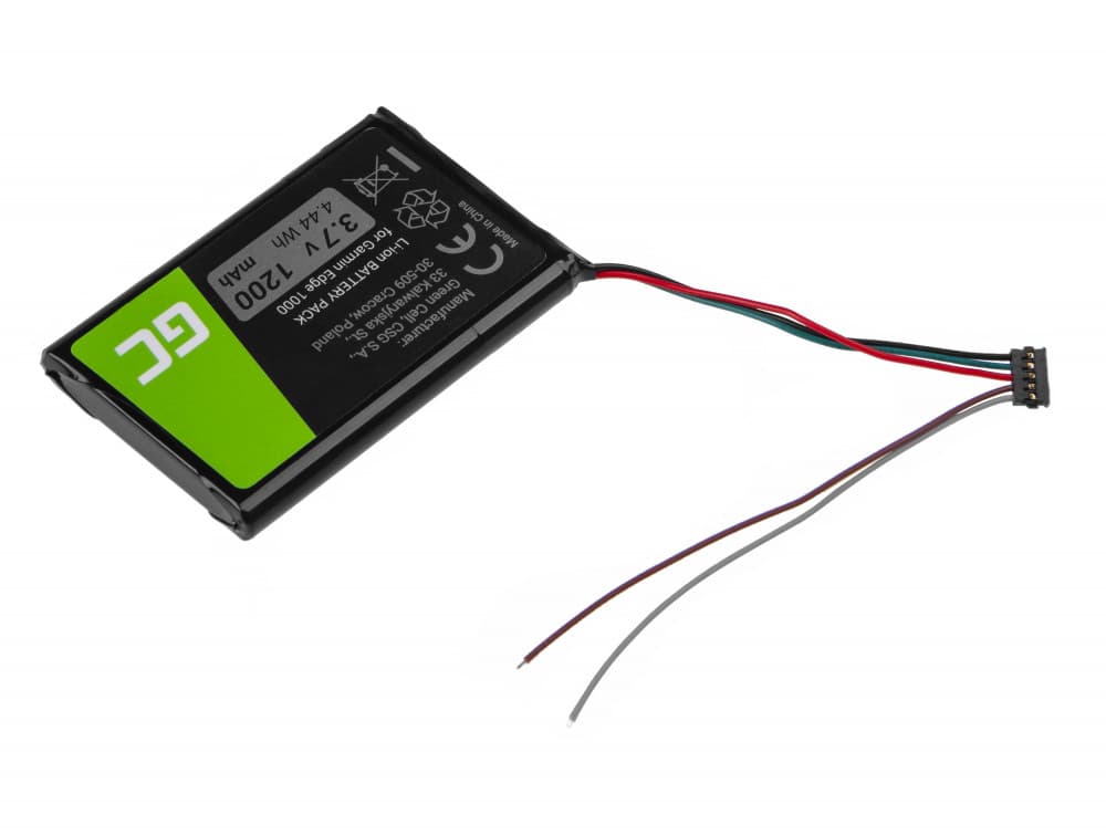 Batterij CS-GME100SL DI44EJ18B60HK voor Garmin Edge 1000 Garmin 010-01161-00, Li-Ion 1200mAh 3.7V
