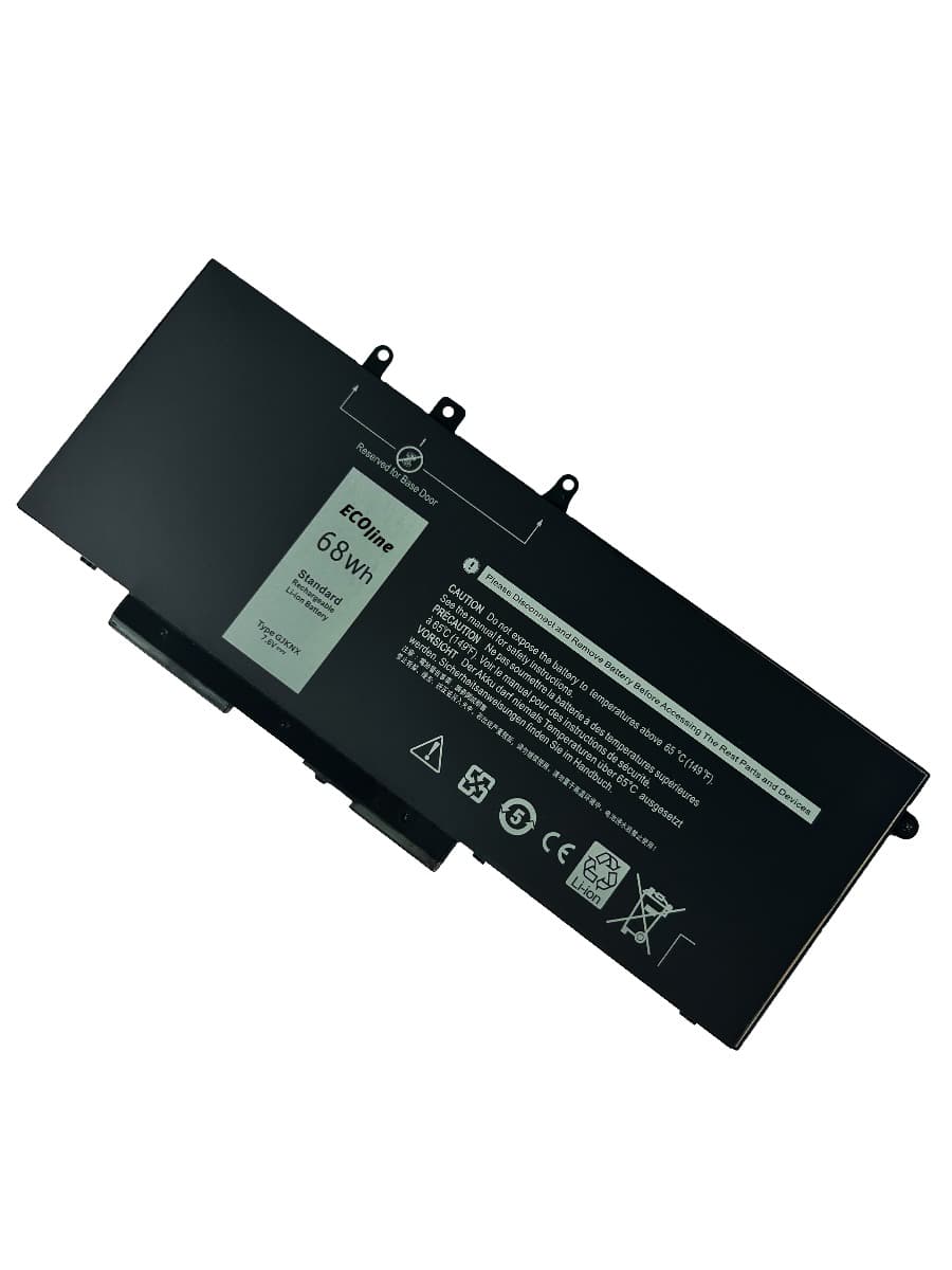 EcoLine - 93FTF GJKNX Batterij Geschikt voor de Dell Latitude 5280 5290 5480 5490 5491 5495 5580 5590 5591 Precision 3520 3530 / 7.6V 8900mAh - afbeelding 1