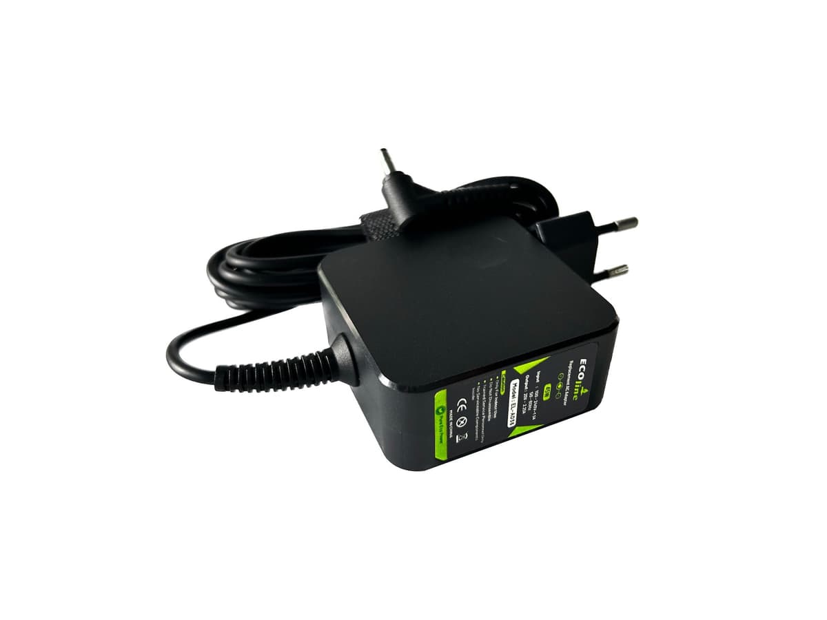 EcoLine - Oplader / AC Adapter - Geschikt voor de Lenovo IdeaPad 100 100-15IBD 100-15IBY 100s-14IBR 110 110-15IBR Yoga 510 520 - 20V 2.25A 45W - afbeelding 1