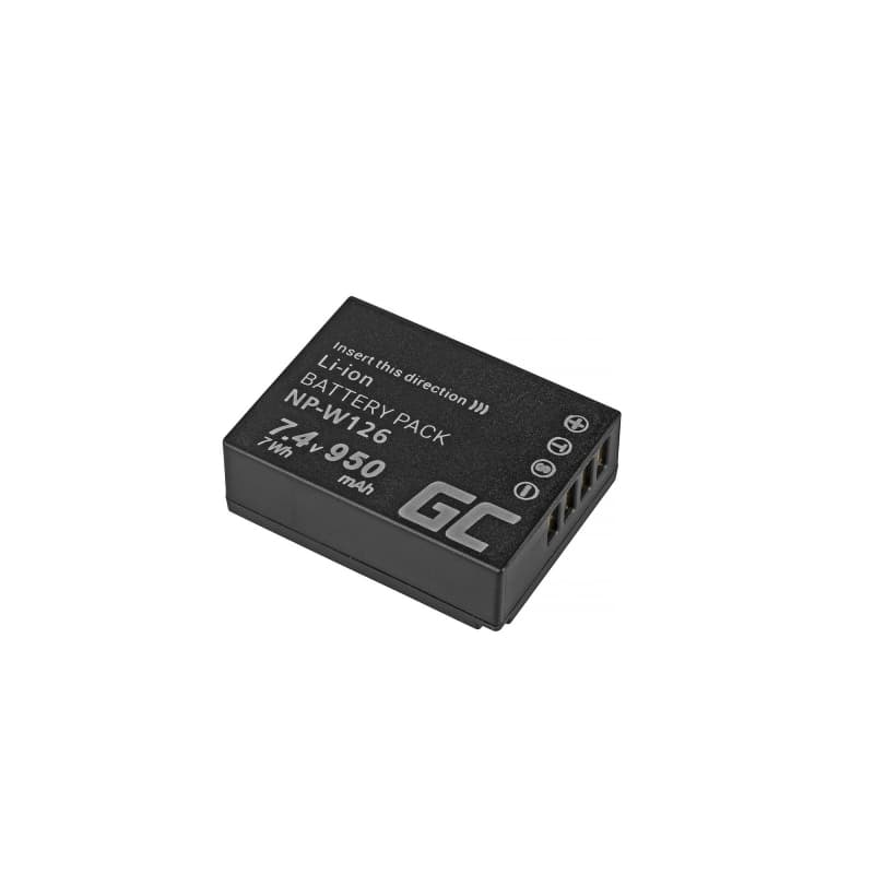Batterij NP-W126 Fujifilm FinePix HS30EXR, HS33EXR, HS50EXR, X-A1, X-A3, X-E1, X-E2, X-M1, X-T1, X-T2 7.4V 950mAh