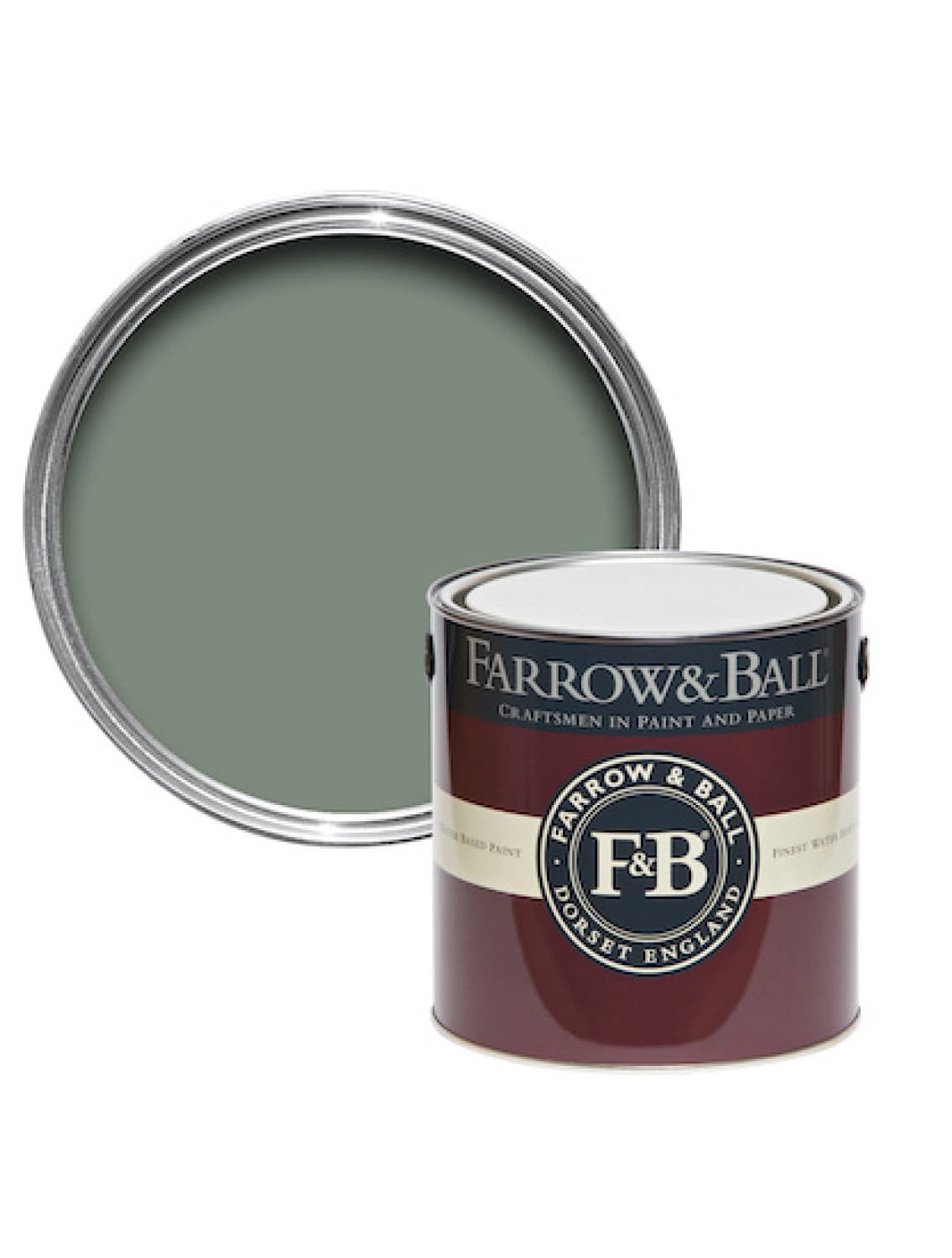 Farrow&Ball Modern Eggshell Card Room Green No.79 - 0,75L
