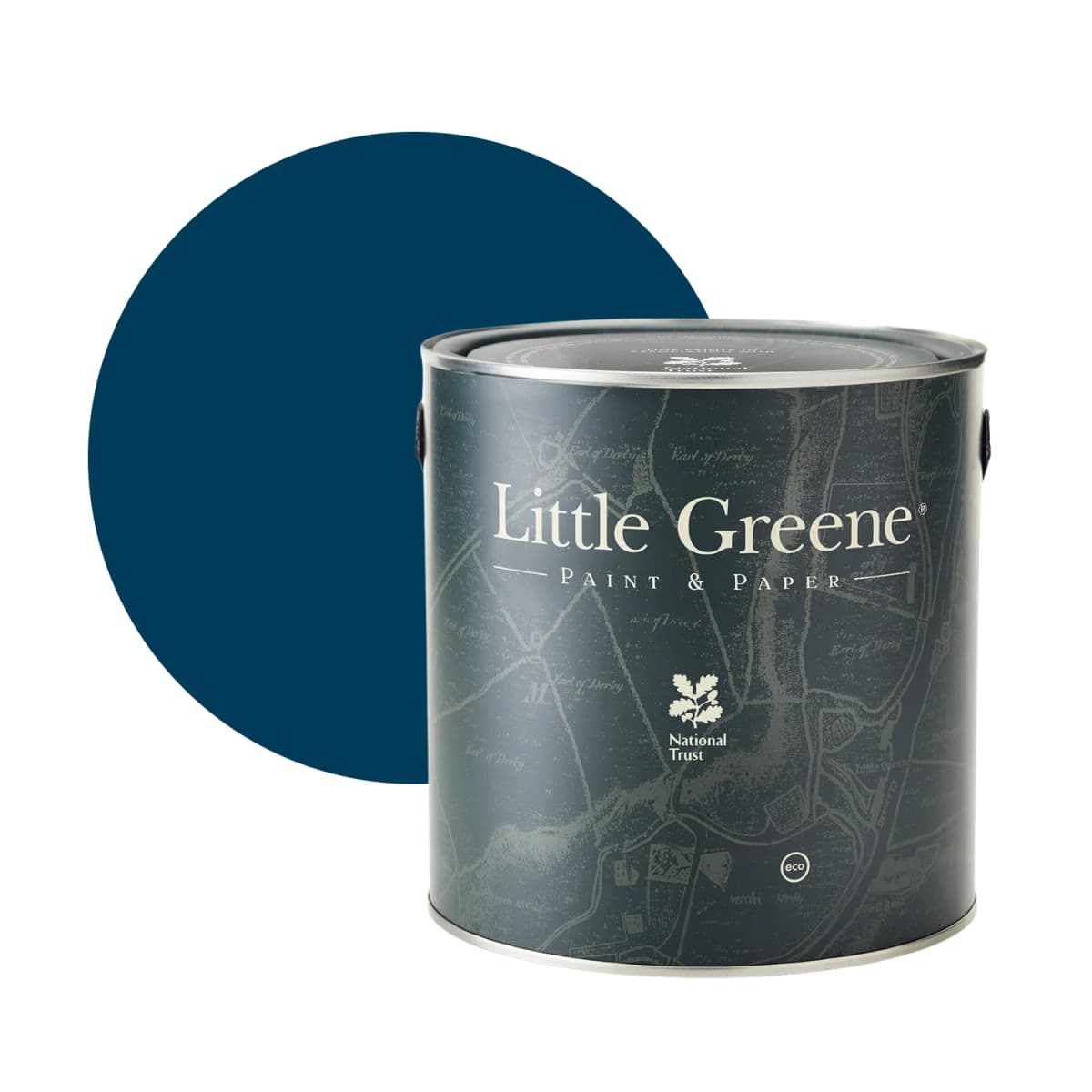 Little Greene Intelligent Exterior Eggshell - Deep Space Blue No. 207 - 2,5L