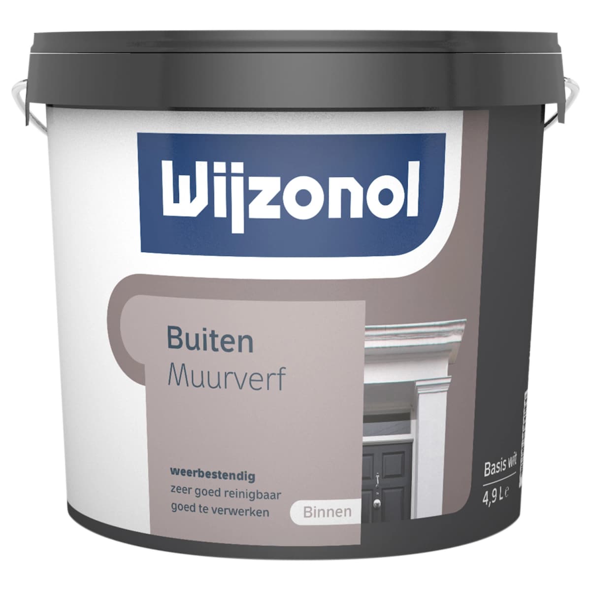 Wijzonol Muurverf Voor Buiten - Op Kleur Gemengd - 5L