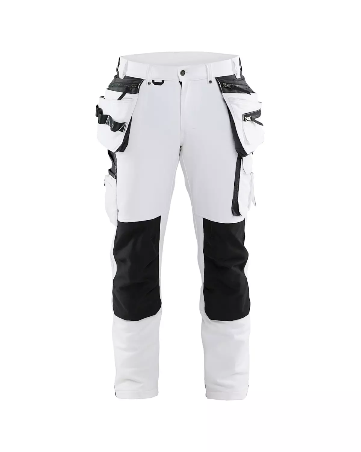 Blåkläder 1079 Werkbroek Voor Schilder/stucadoor Met 4-weg Stretch - Wit/donkergrijs - 56