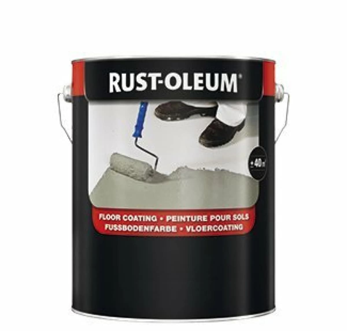 Rust-Oleum Floor Paint - RAL 9005 Zwart - 0,75L