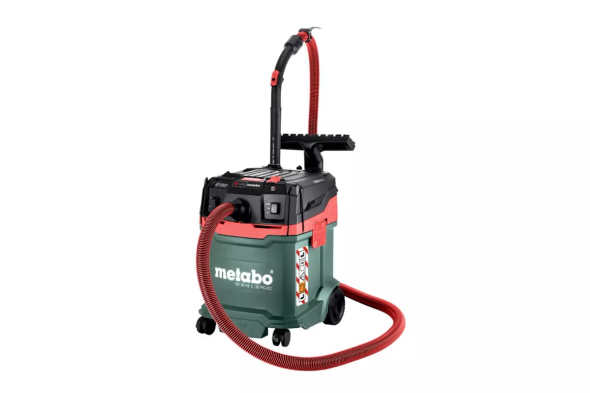 Metabo AS 36-18 L 30 PC-CC 18V Li-ion Accu Bouwstofzuiger Incl. Cordless Control - L-klasse - 30L