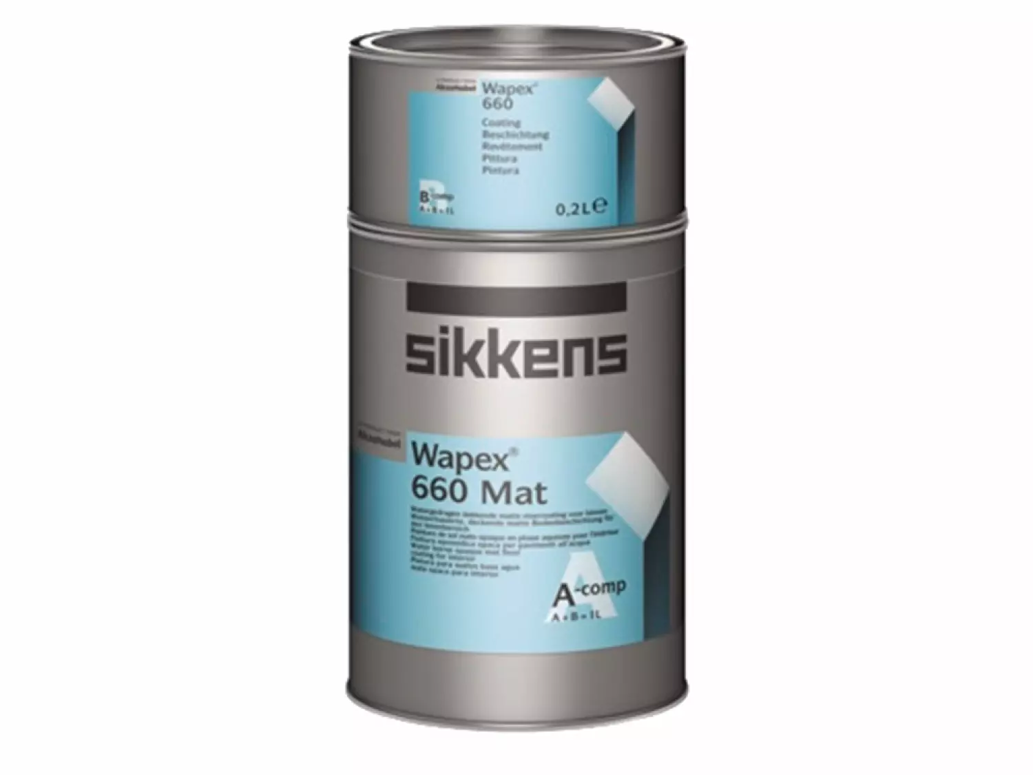 Sikkens Wapex 660 Mat Vloercoating - Op Kleur Gemengd - 5L