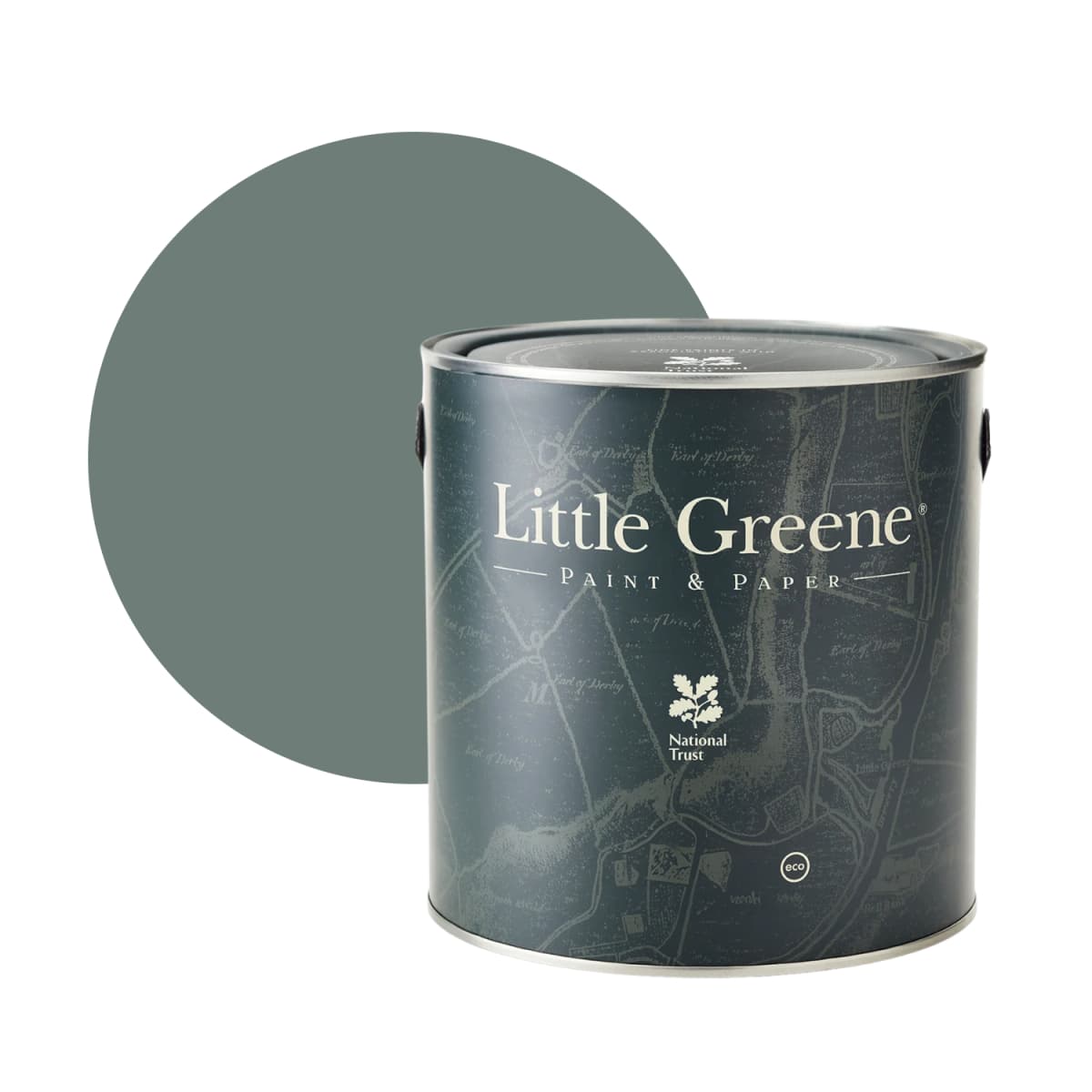 Little Greene Tom's Oil Eggshell - Livid No. 263 - 2,5L