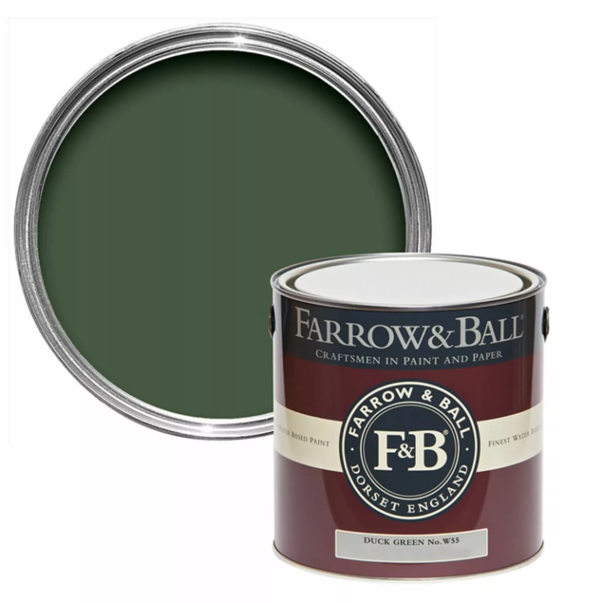 Farrow&Ball Estate Eggshell Duck Green No. W55 5L