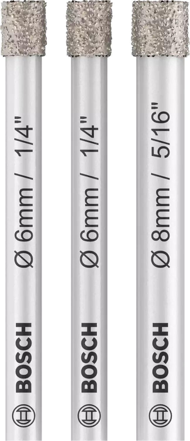 Bosch 2607011626 Pro 3-delige Ceramic Boorset - 6 Mm - 8 Mm