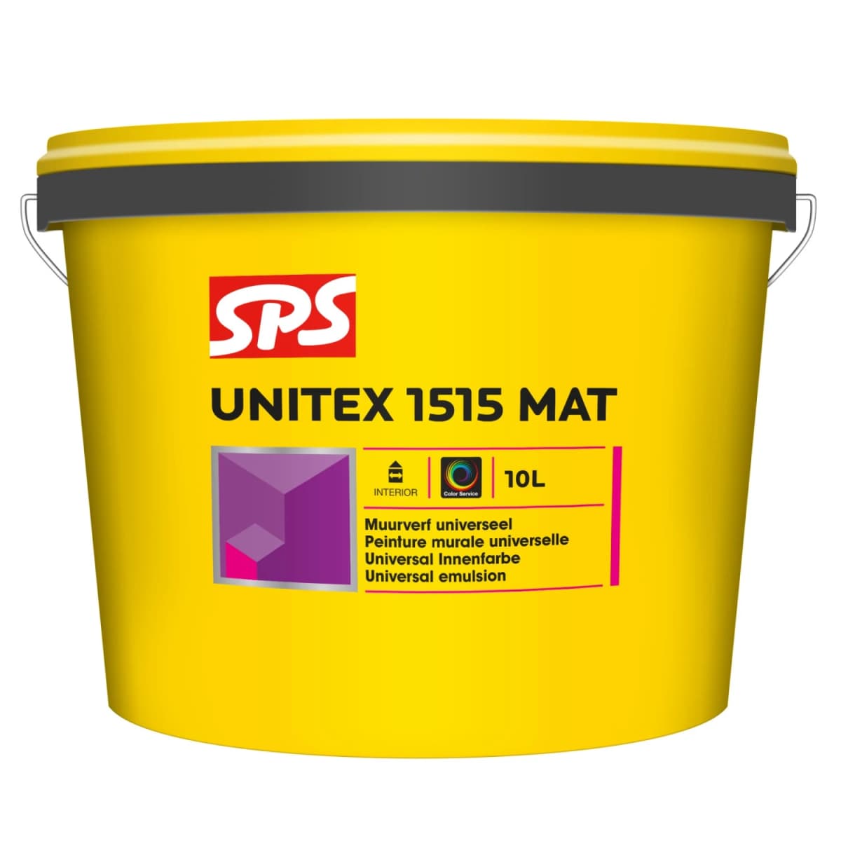SPS Unitex 1515 Mat Muurverf - RAL 9010 - 10L