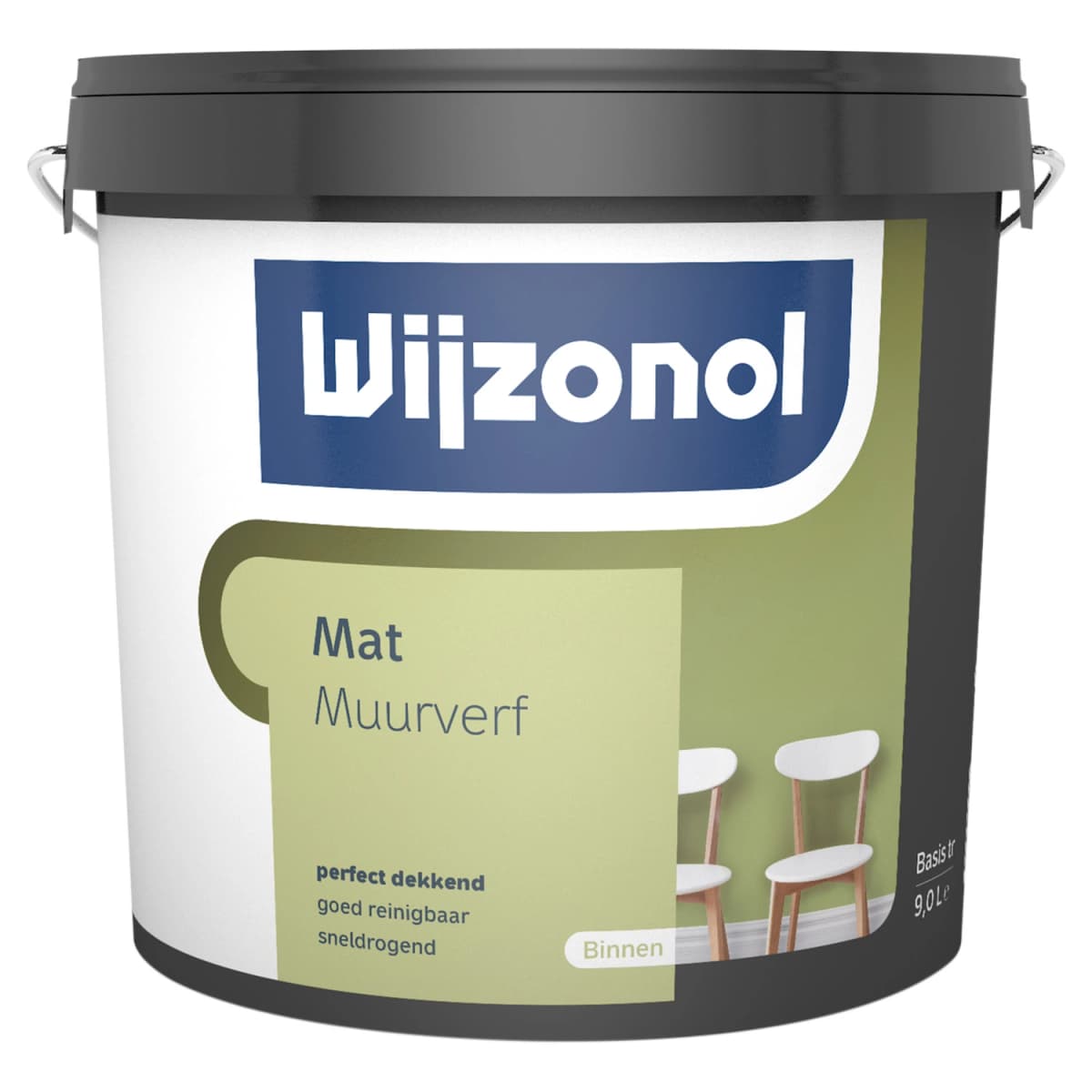 Wijzonol Muurverf Mat - Op Kleur Gemengd - 10L