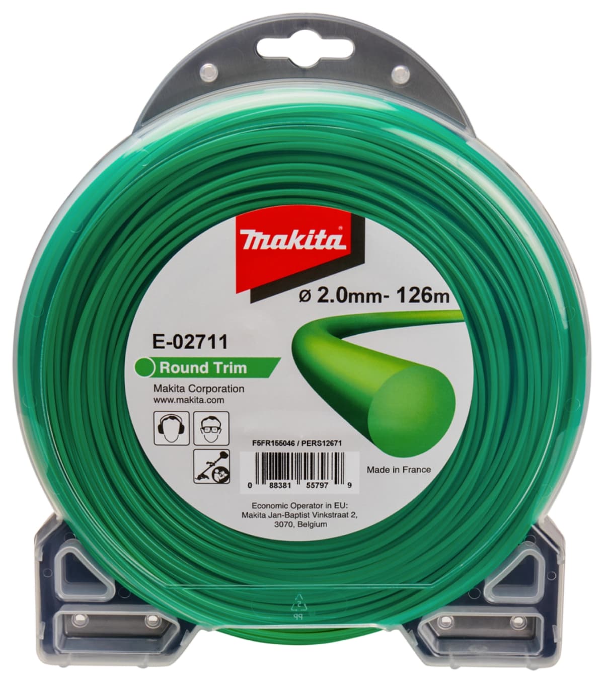 Makita E-02711 Maaidraad - 2,0X126M - Rond