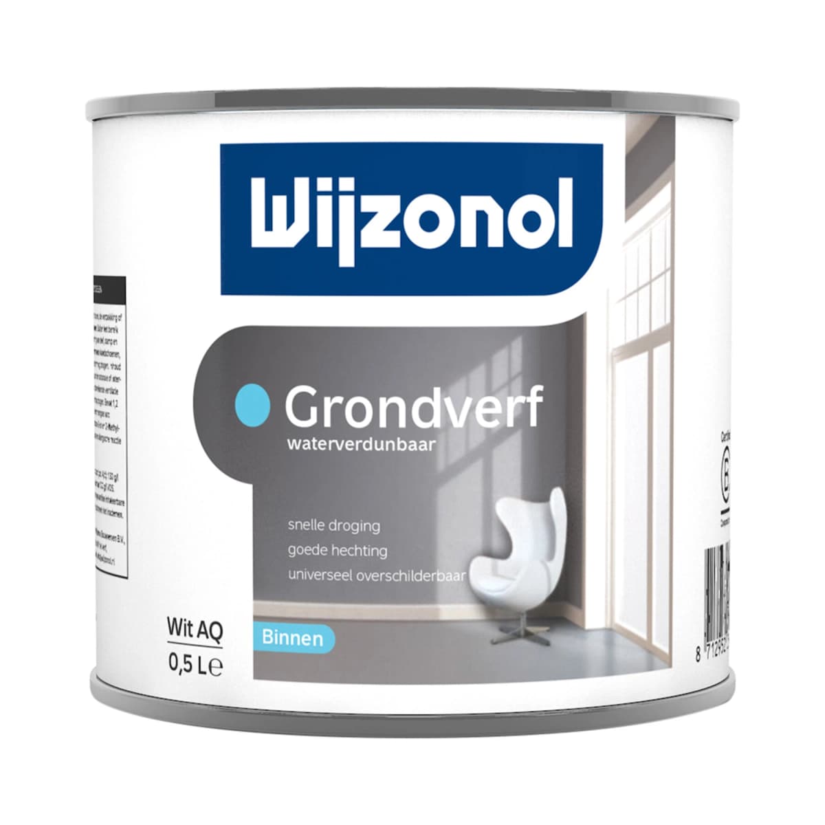 Wijzonol Int Grondverf Waterverdunbaar - Op Kleur Gemengd - 0,5L