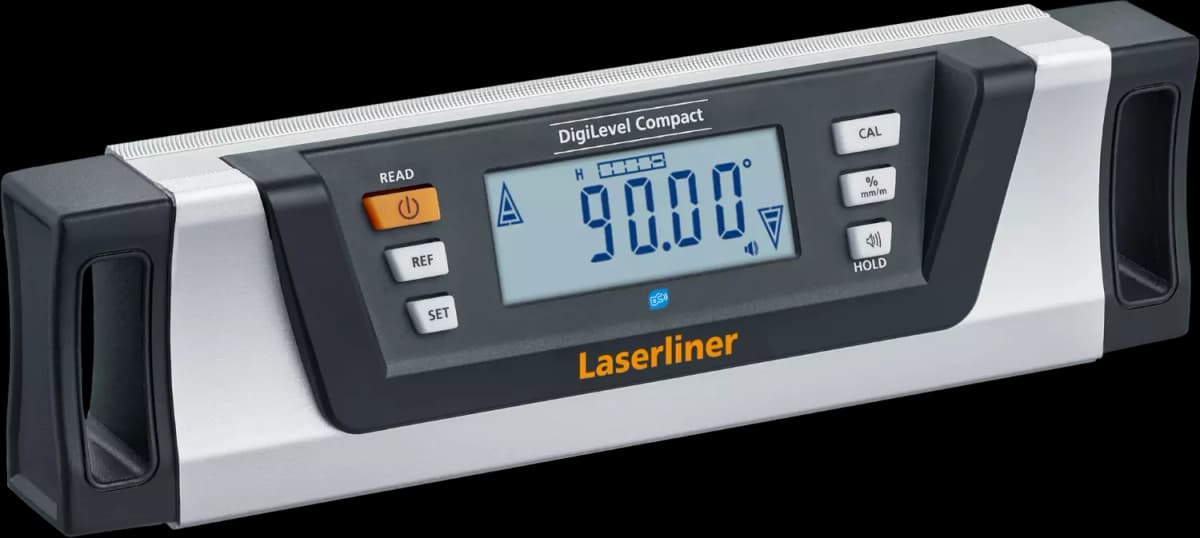 Laserliner DigiLevel Compact Digitale Waterpas In Tas - Magnetisch - Bluetooth - 230mm